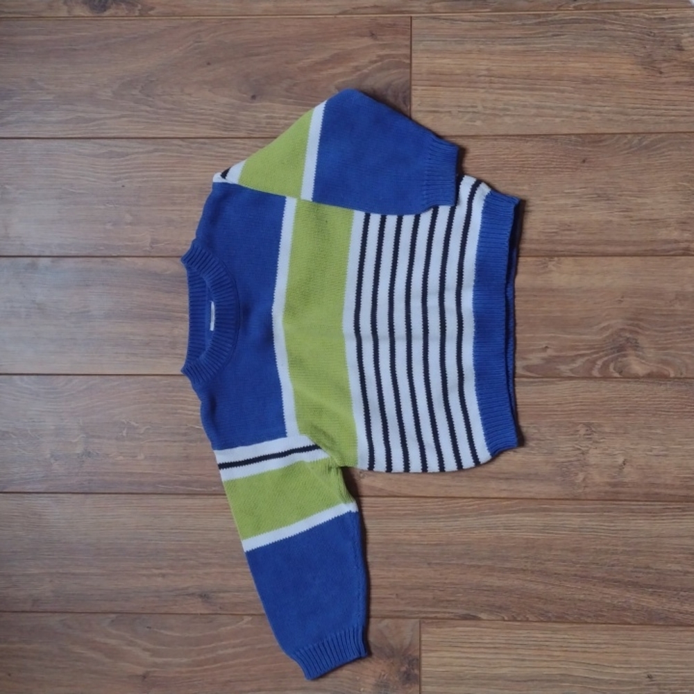 BOGO Striped Baby Gap 100% Cotton Knit Sweater Size 12-24M
